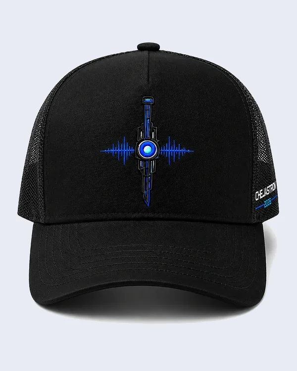 Gorra Pistola Espada — vista frontal con diseño bordado